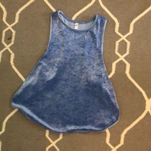 free people velvet tank